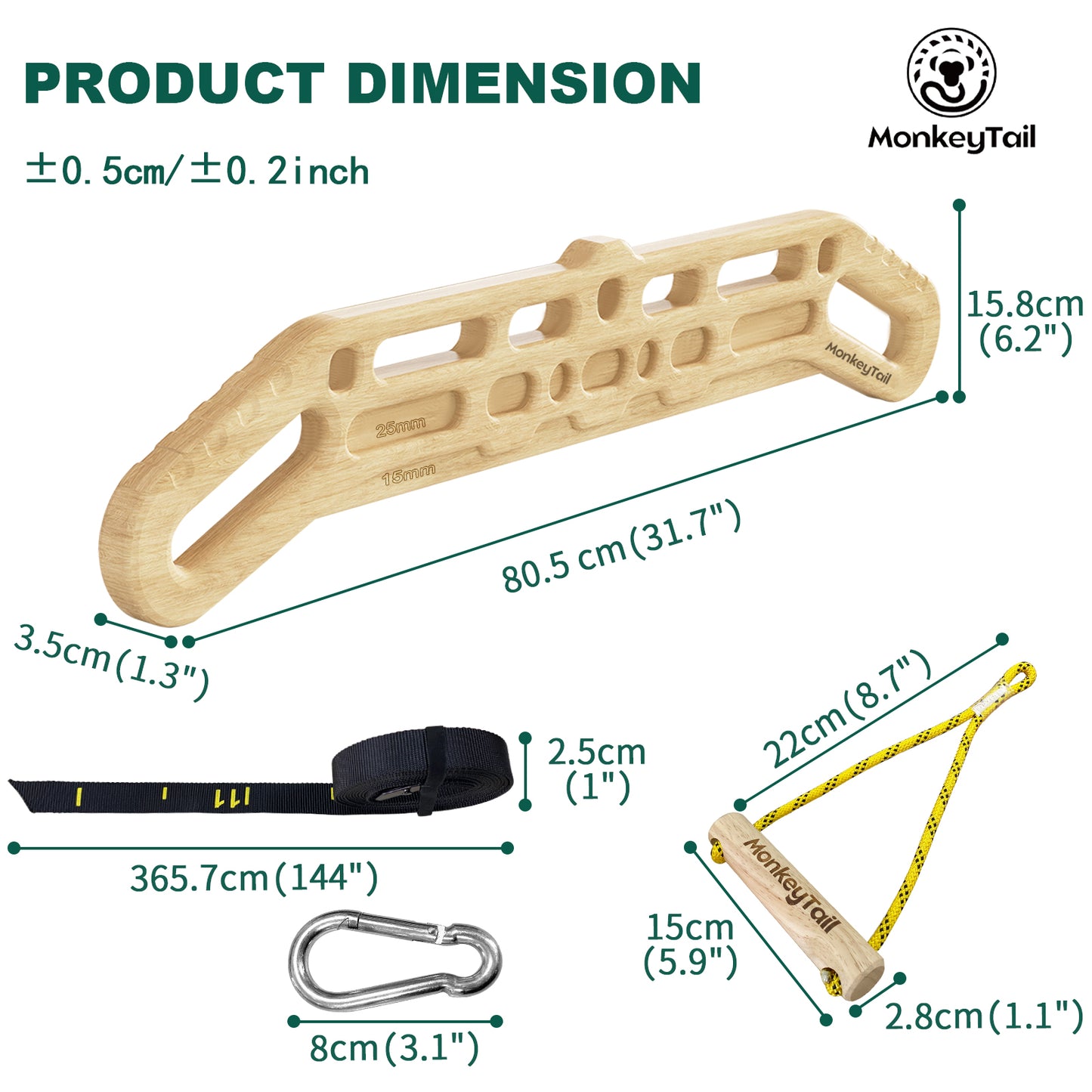 Multi-functional Portable Climbing Hangboard