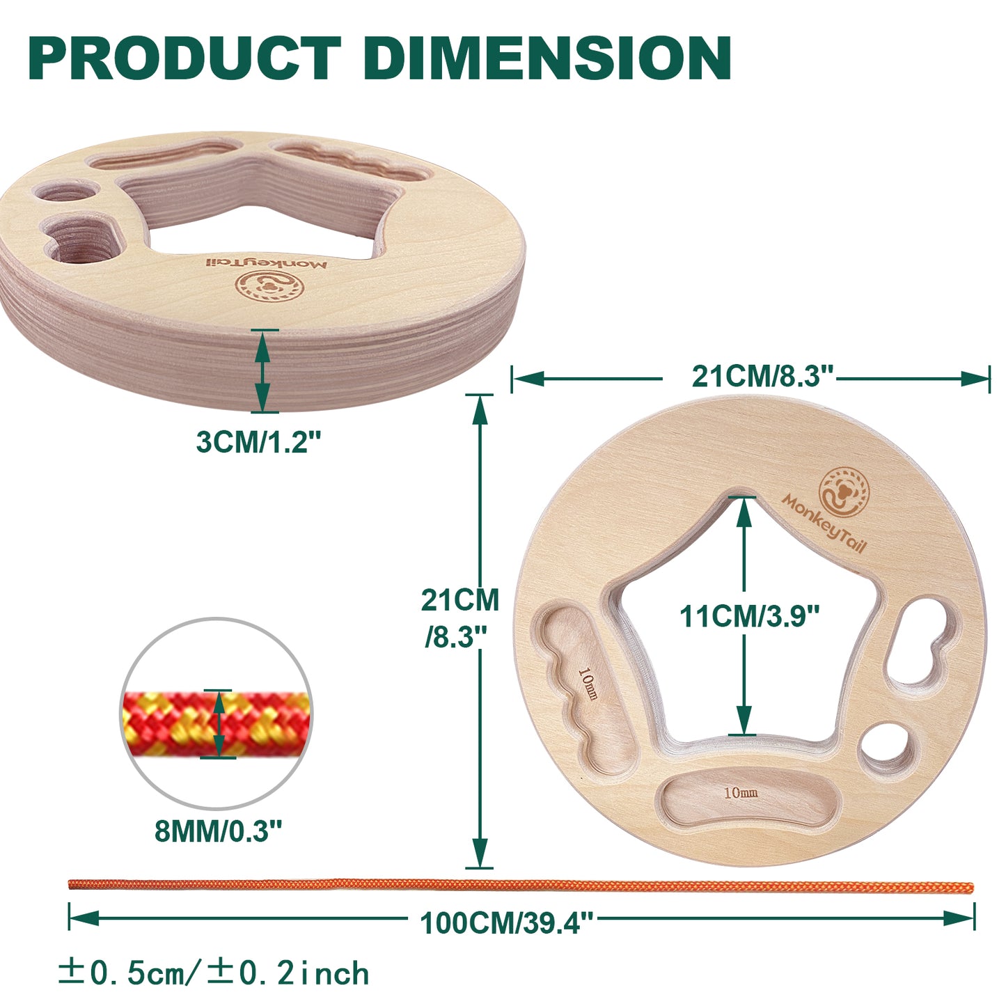 Portable hangboards