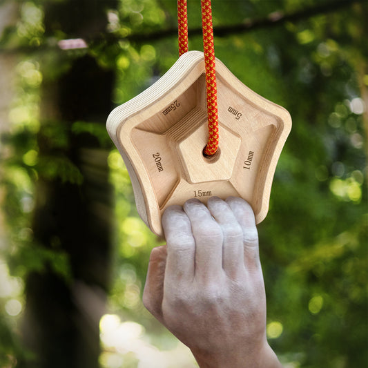 Portable mini hangboards