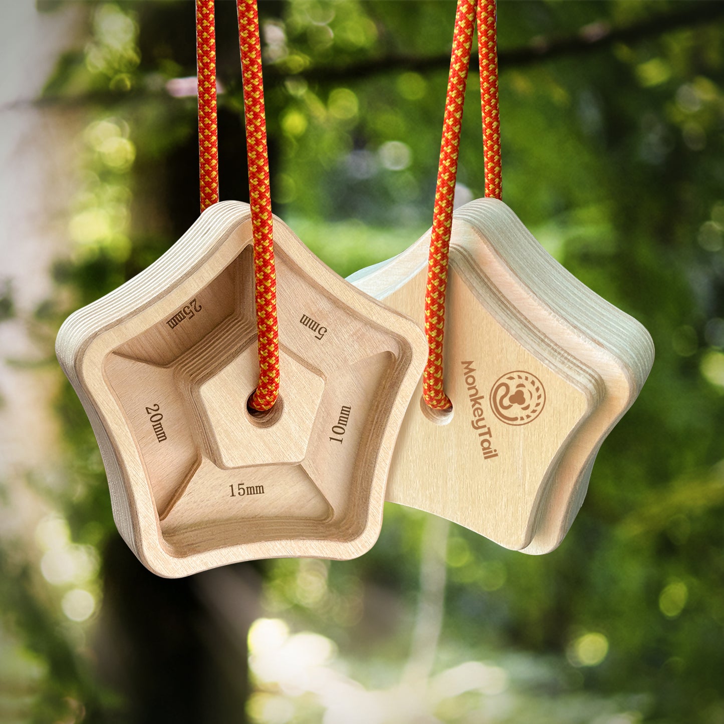 Portable mini hangboards