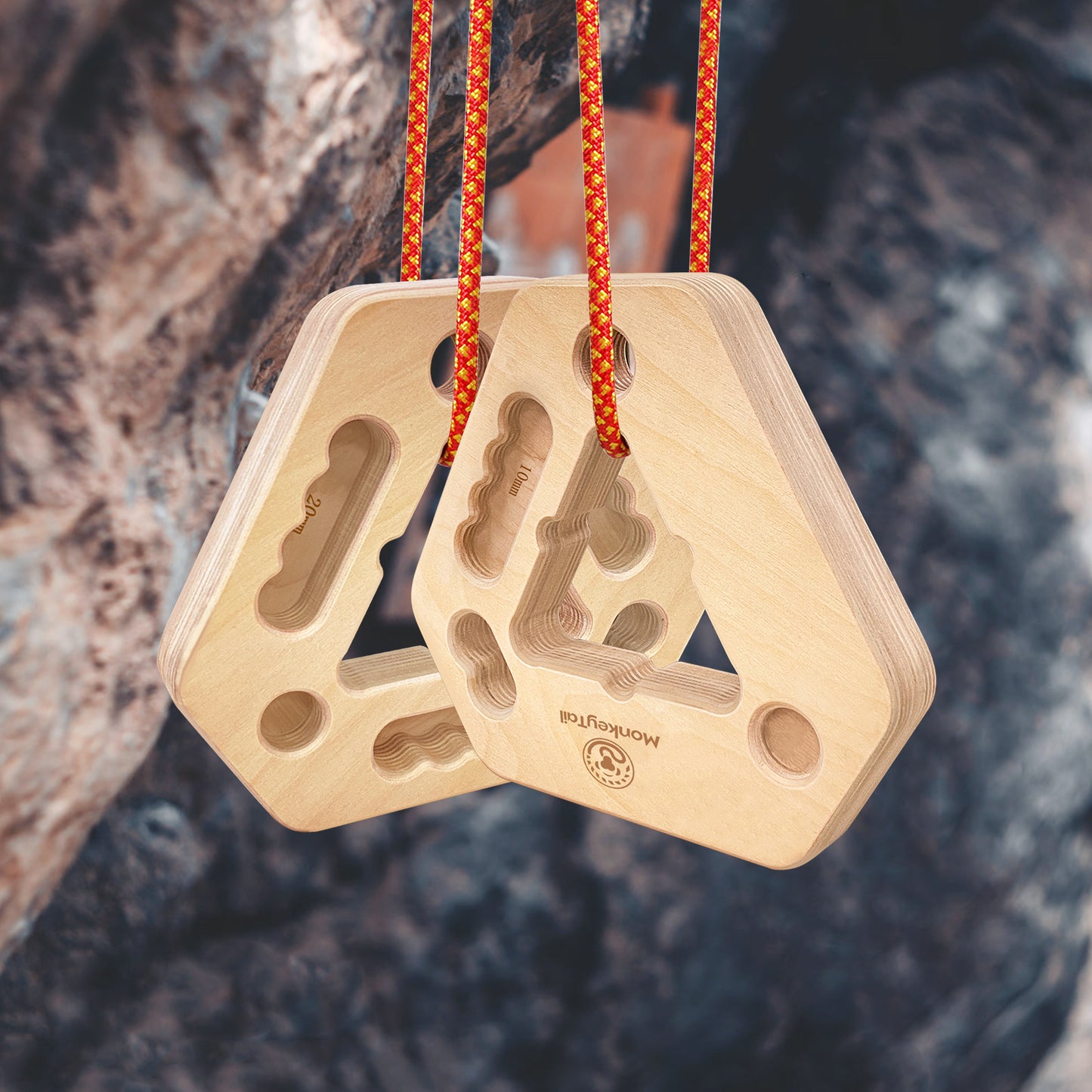 Portable hangboards